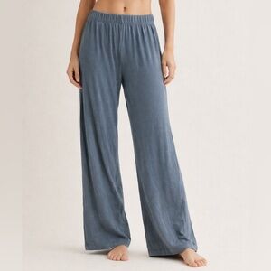 PARADE Wide Leg Lounge Pants – Slate Blue – Size Small